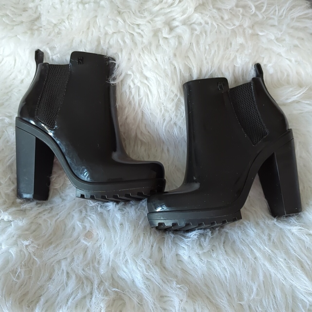 Melissa Soldier Lug Heel Boots - Picture 7 of 10